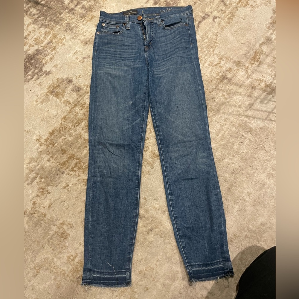 J. Crew high waisted jeggings size 26